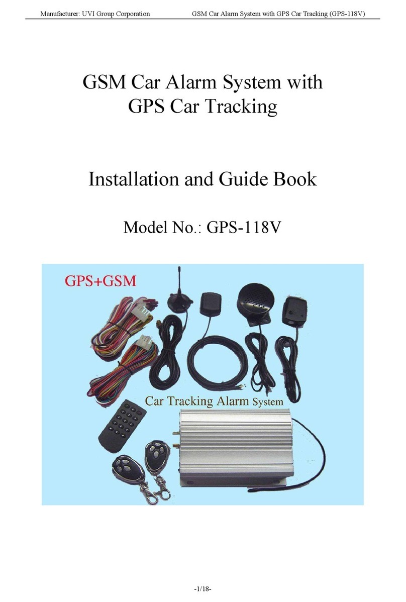 UVI Group GPS-118V Installation and guide book