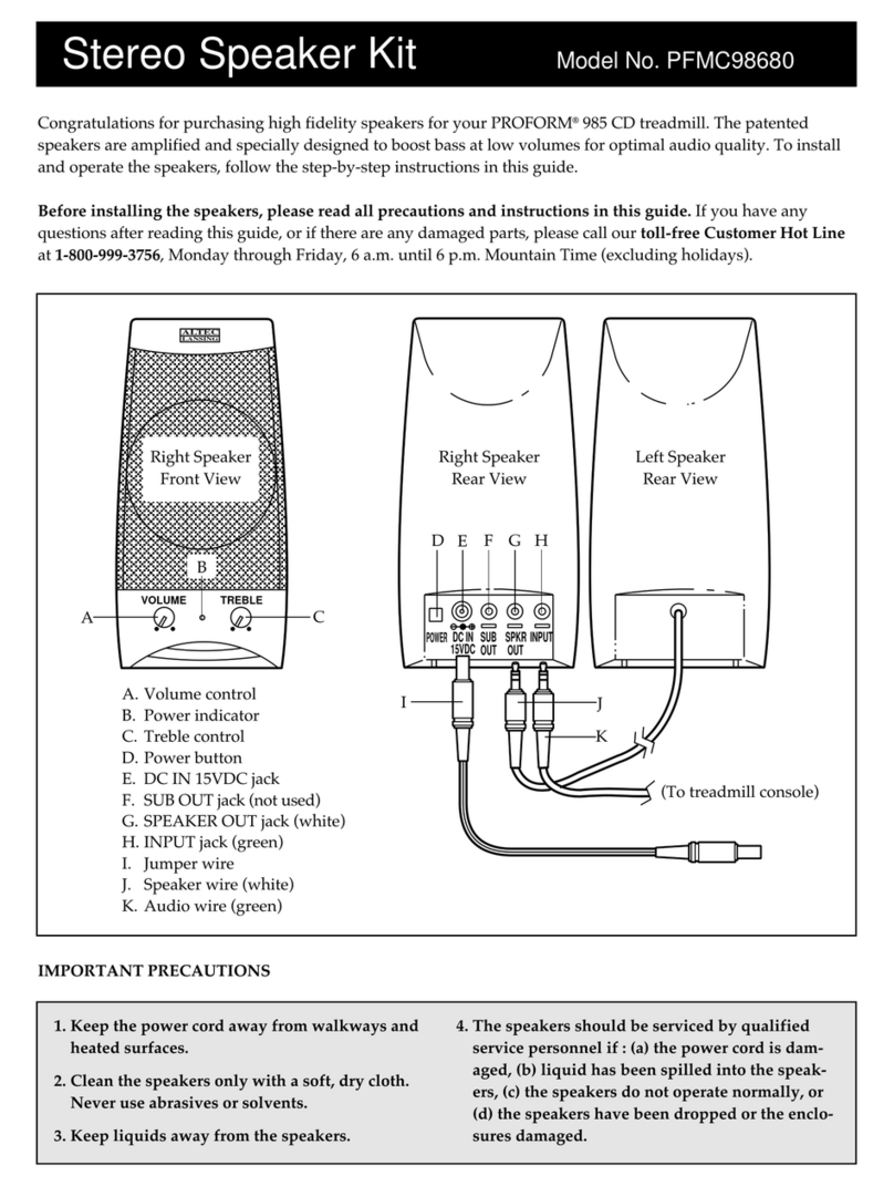 Pro-Form PFMC98680 User manual