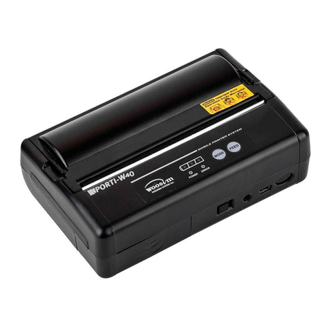 WOOSIM PORTI-W40 User manual WOOSIM PORTI-W40 User manual