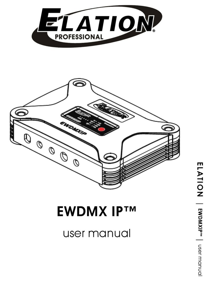 Elation EWDMX IP user manual