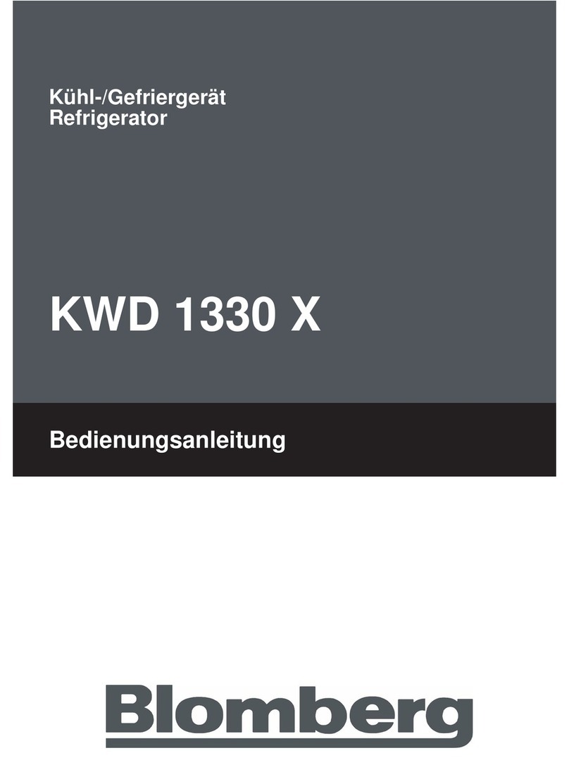 Blomberg KWD 1330 X User manual