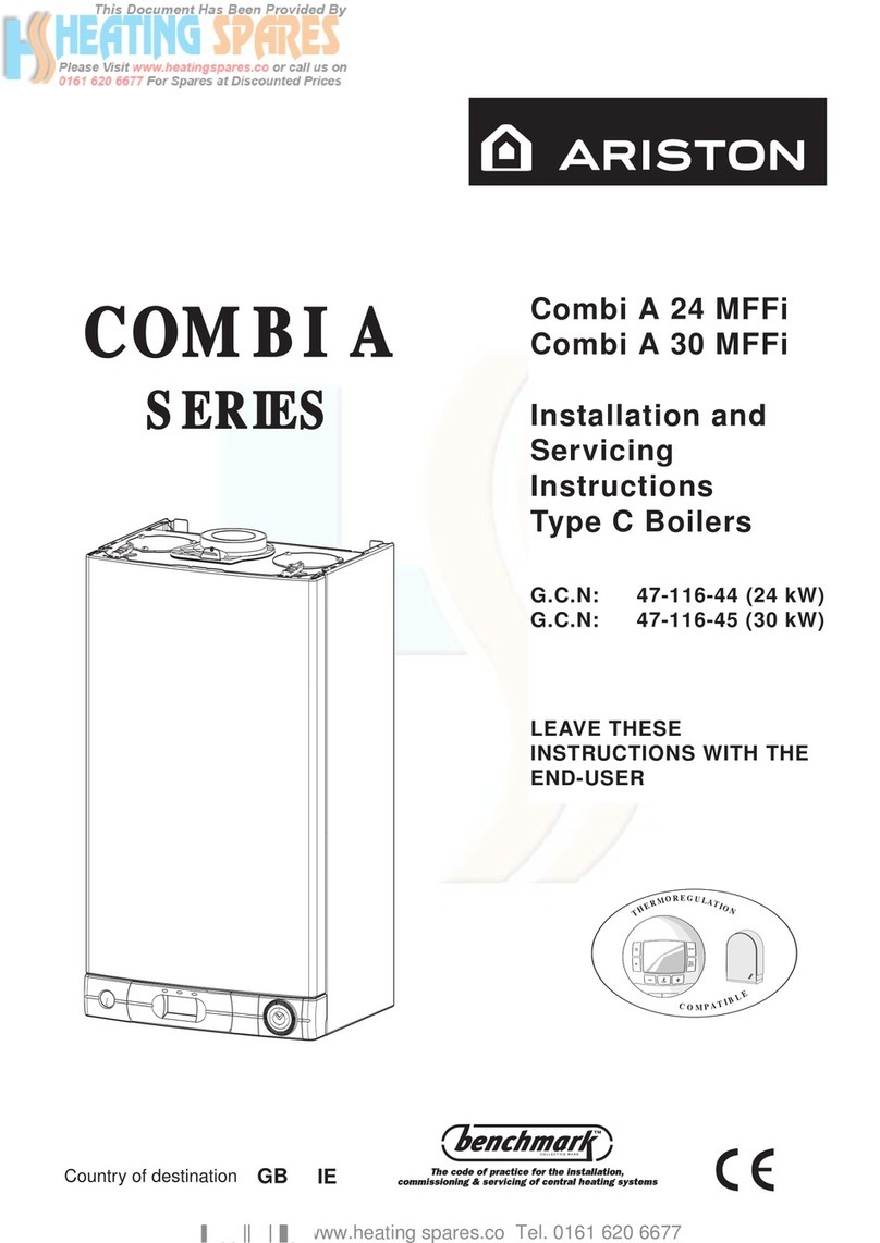 Ariston COMBI A 24 MFFI User guide Ariston COMBI A 24 MFFI User guide