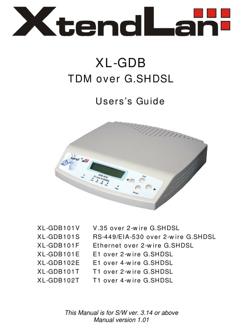 XtendLan XL-GDB101V user guide