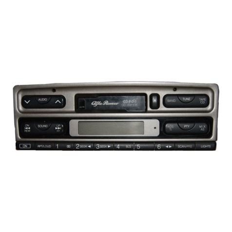 Alfa Romeo 156 Sound System manual