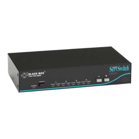 Black Box ServSwitch Ultra KV5002MA-R2 User manual