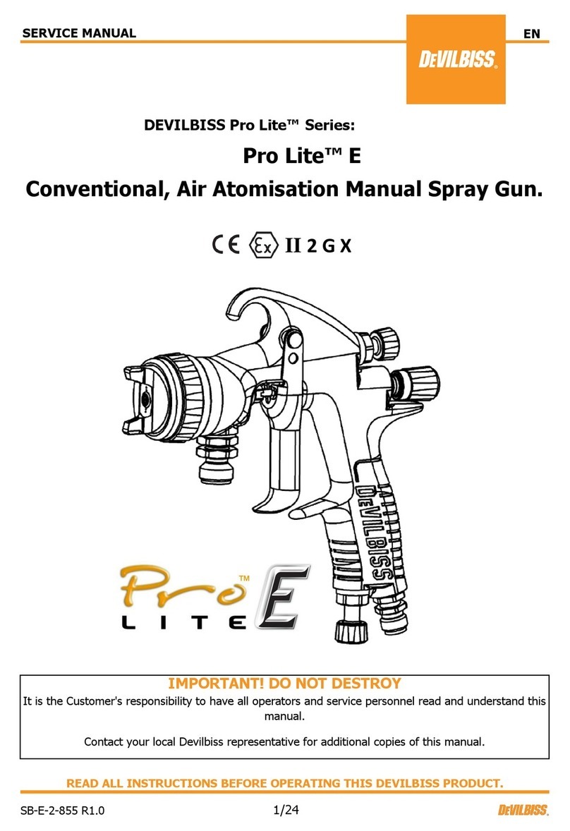 DeVilbiss Pro Lite E User manual