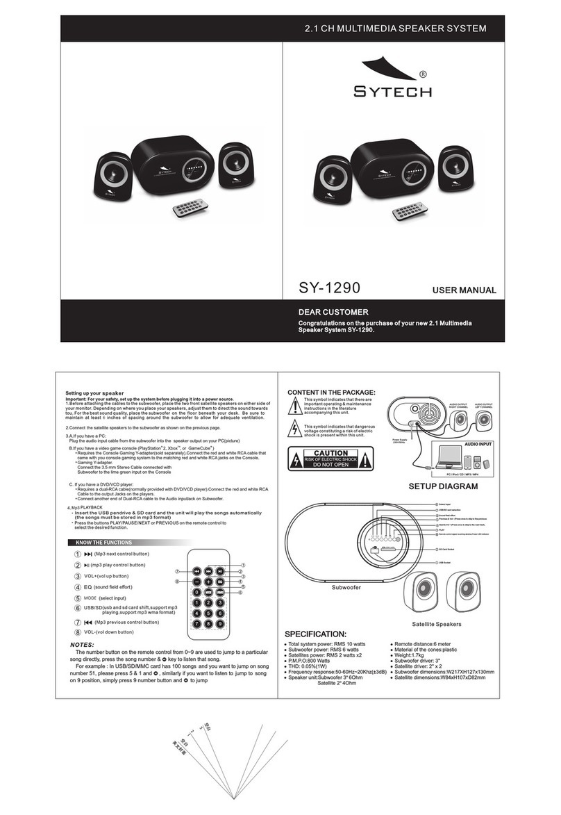 Sytech SY-1290 User manual