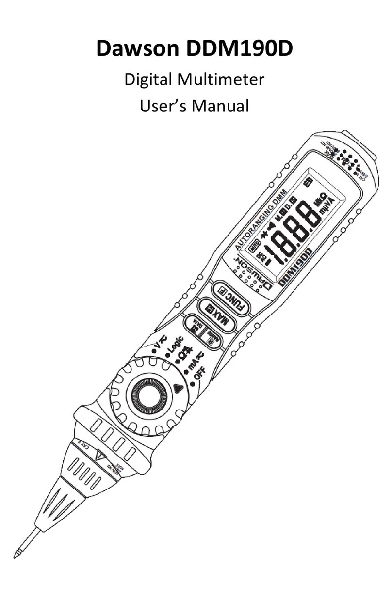 Dawson Tools DDM190D user manual