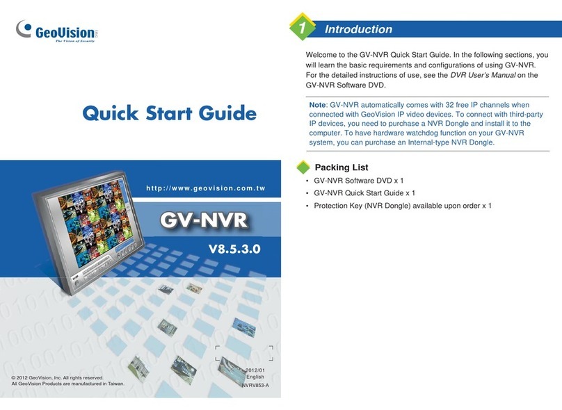 GeoVision GV-NVR User manual