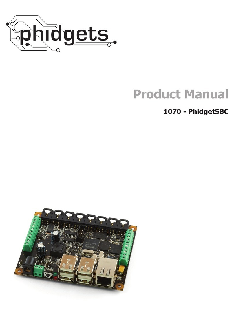 Phidgets 1070 - PhidgetSBC User manual