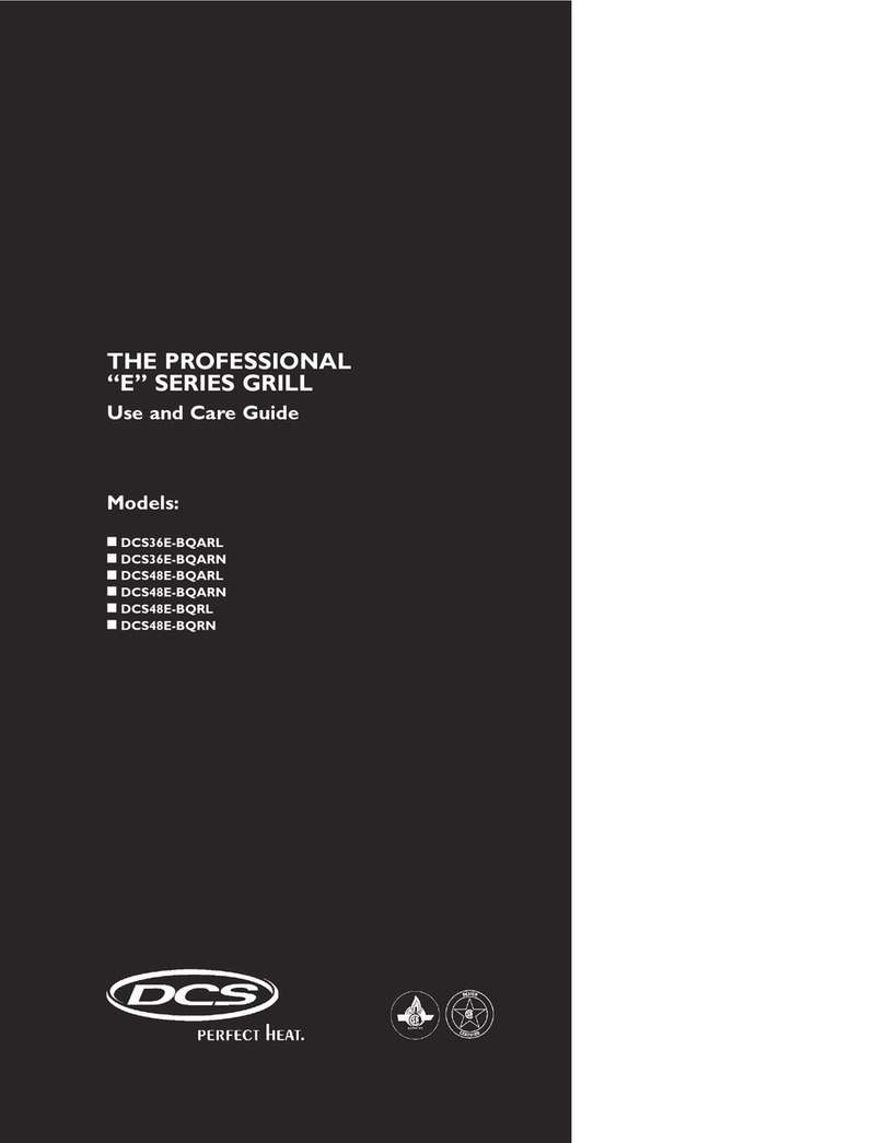 DCS DCS36E-BQARL Use and care guide