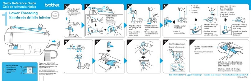 Brother LX2500 Quick reference guide