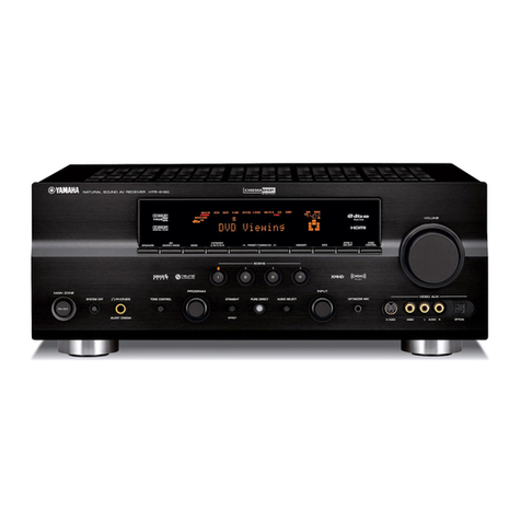 Yamaha DSP-AX763 User manual