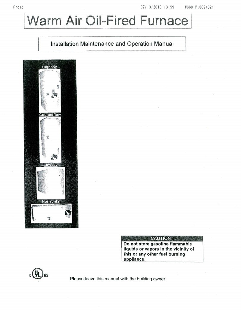 Adams UFO Installation, maintenance & operating instructions