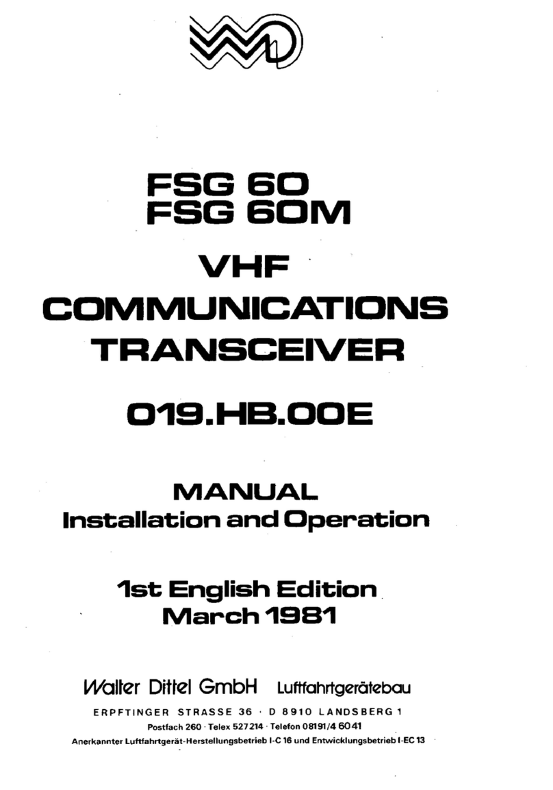 Walter Dittel FSG 60 user manual