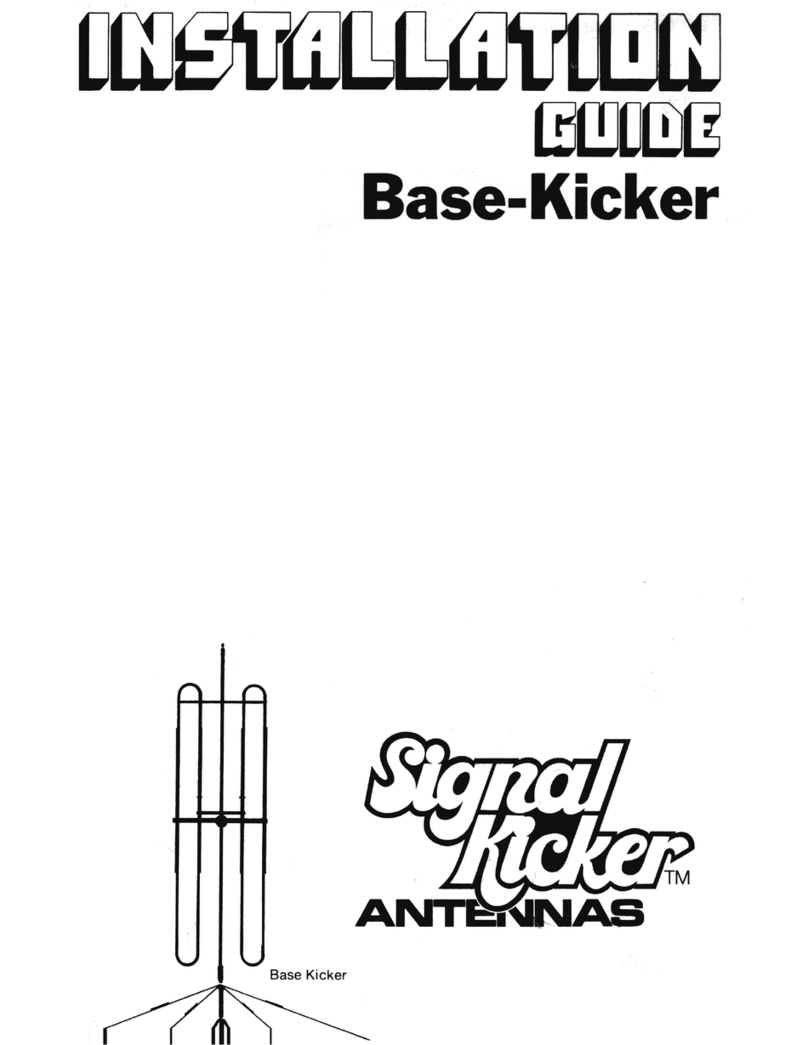 Signal Kicker Antennas Base Kicker User manual