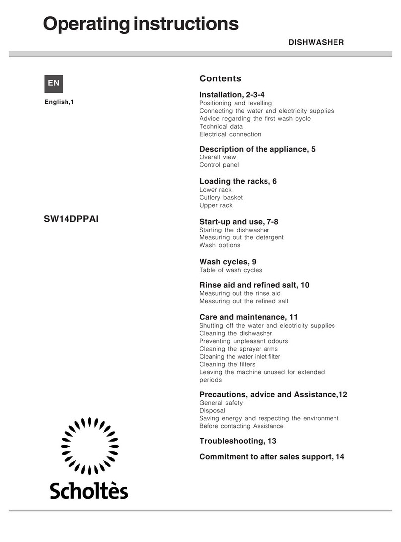 SCHOLTES SW14DPPAI User manual