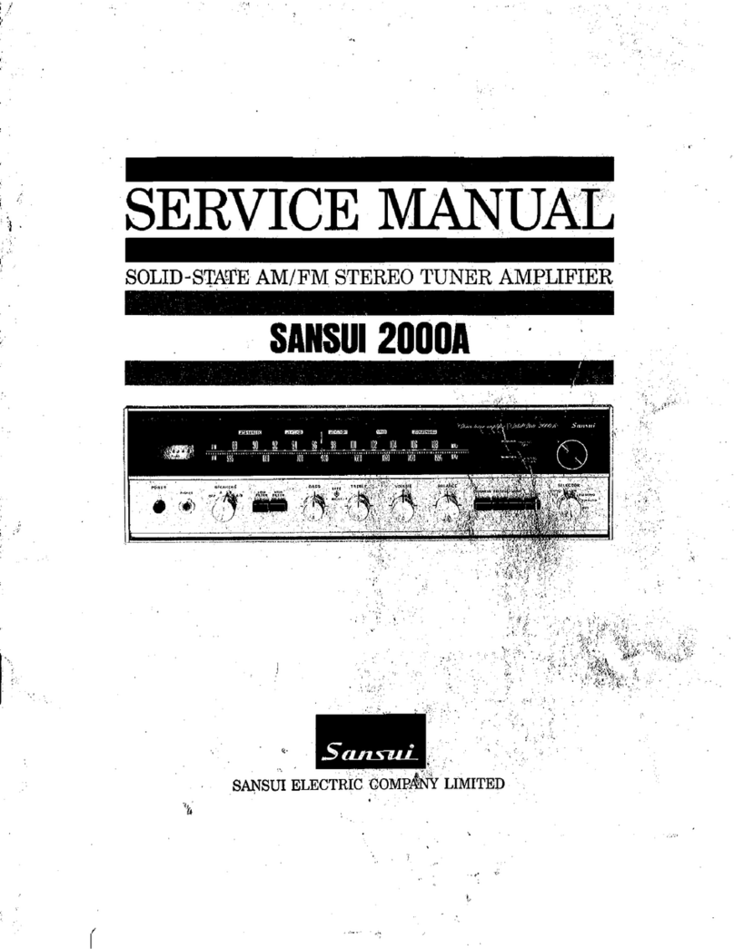 Sansui 2000A Service manual
