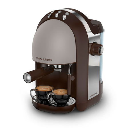 Morphy Richards Accents Espresso owner's manual