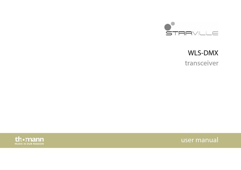 STARVILLE WLS-DMX user manual STARVILLE WLS-DMX user manual