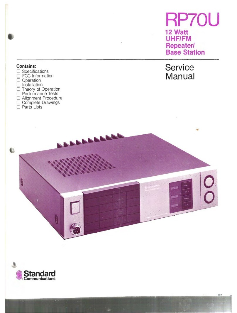 Standart RP70U Service manual