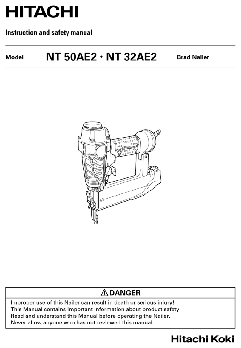 Hitachi Koki NT 50AE2 Instruction Manual Hitachi Koki NT 50AE2 Instruction Manual