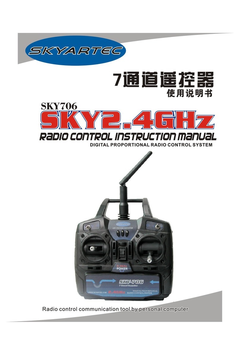SkyArtec SKY706 SKY2.4GHz instruction manual SkyArtec SKY706 SKY2.4GHz instruction manual