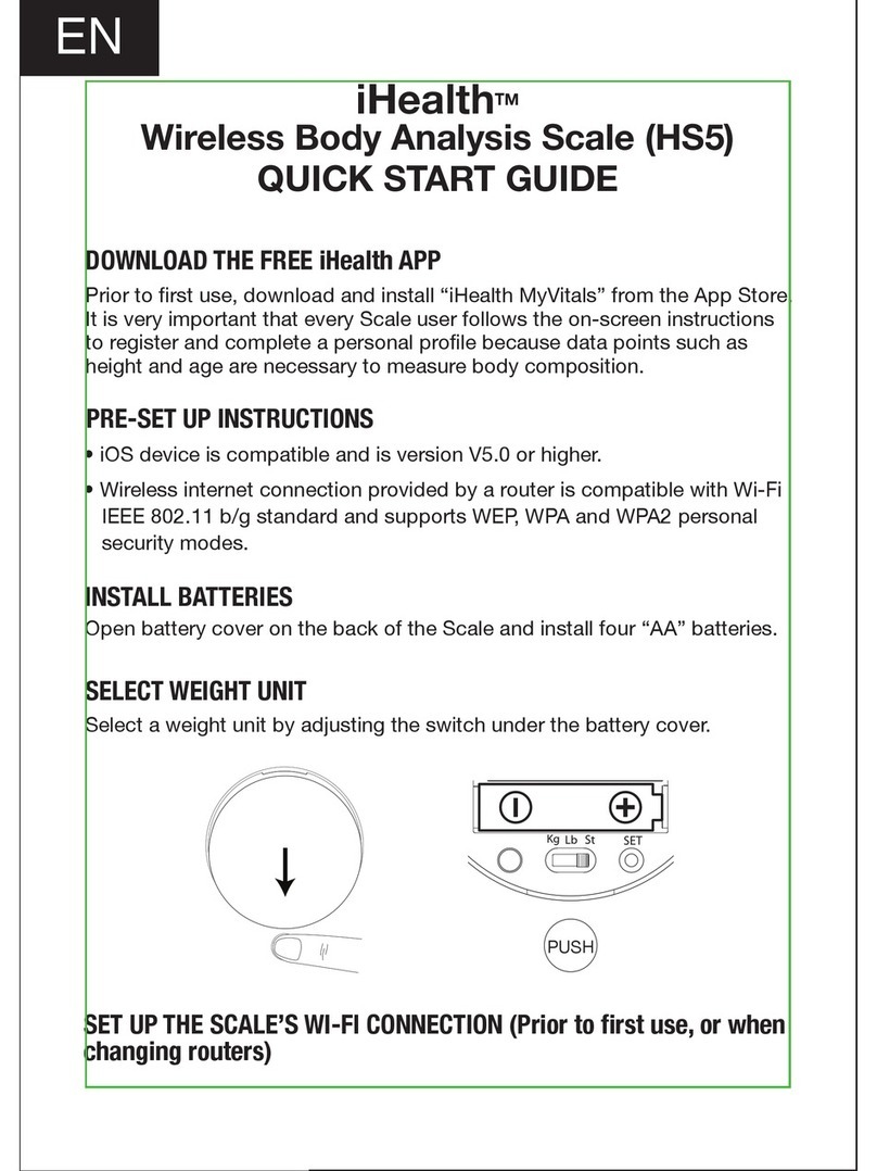iHealth HS5 quick start guide