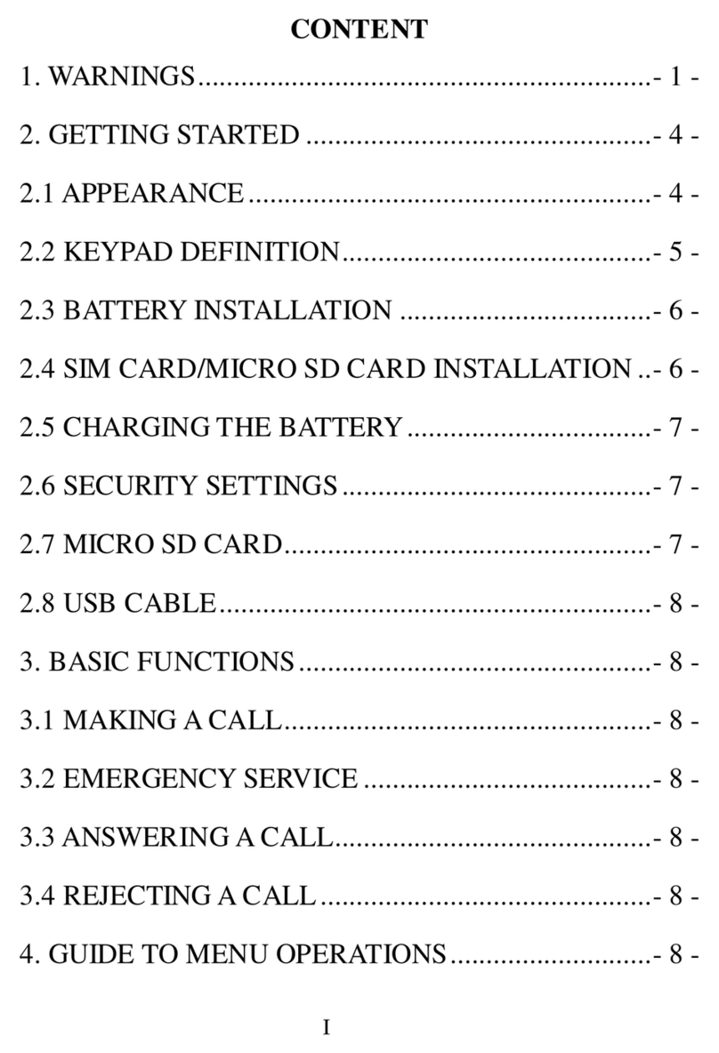 Singtech SGT-M90 user manual