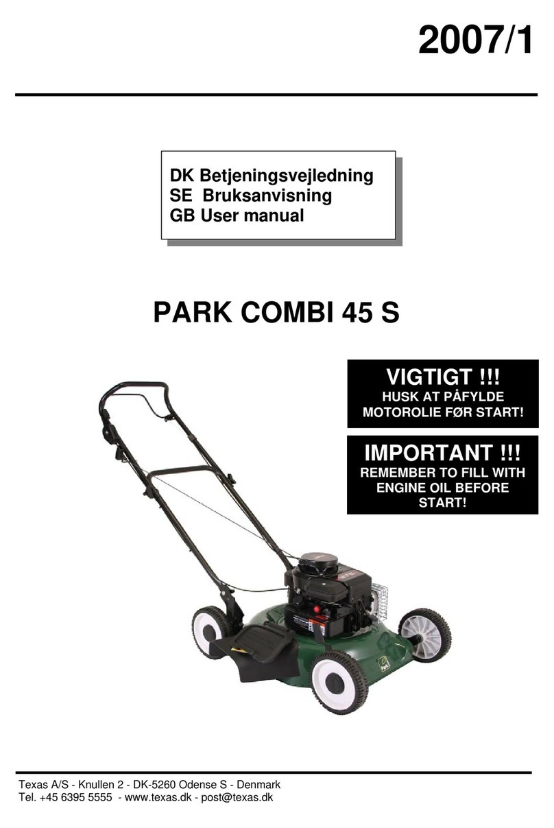 Texas Andreas Petersen PARK COMBI 45 S User manual