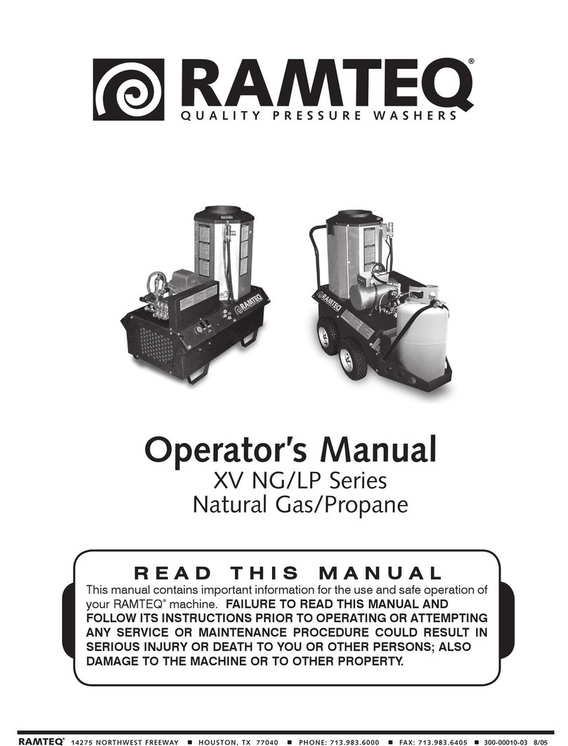Ramteq XV LP Series Operator's manual