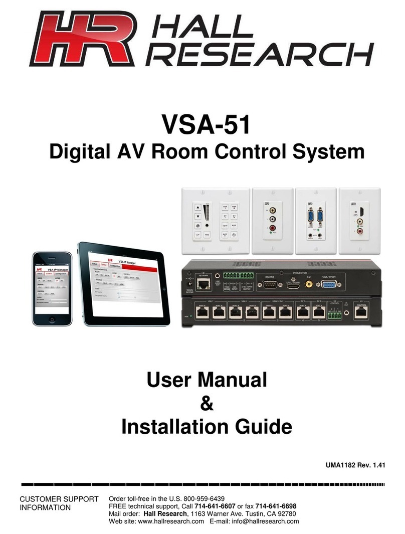 Hall Research Technologies VSA-51 user manual Hall Research Technologies VSA-51 user manual