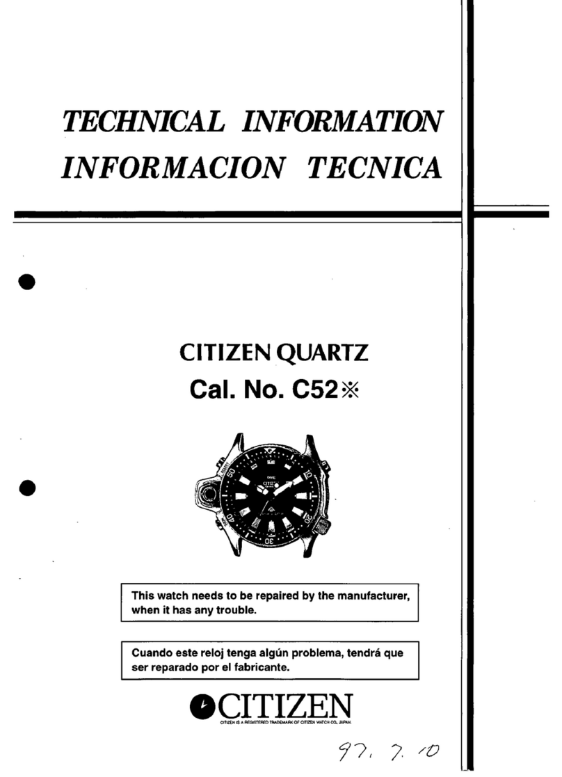 Citizen C52 series Manual Citizen C52 series Manual
