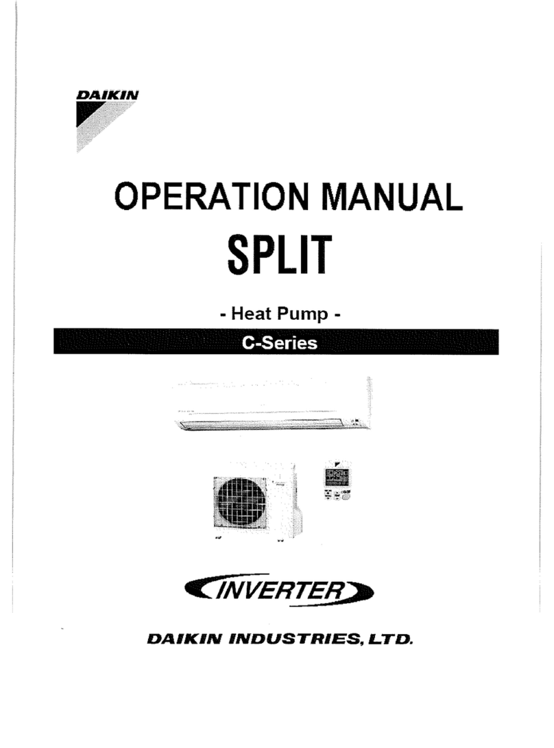 Daikin C-Series User manual Daikin C-Series User manual