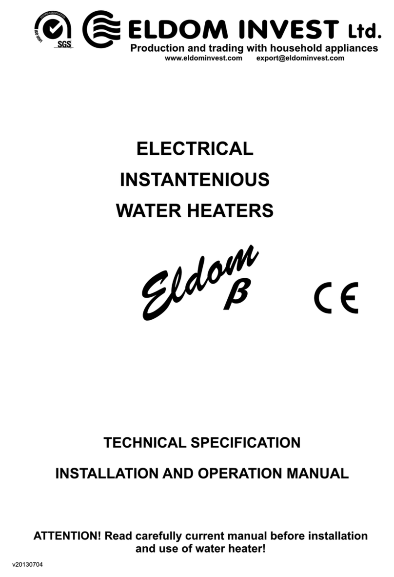 Eldom Invest Eldom Beta3 Technical specification, installation and operation manual