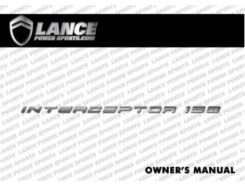 Lance Power Sports Interceptor 150 owner's manual