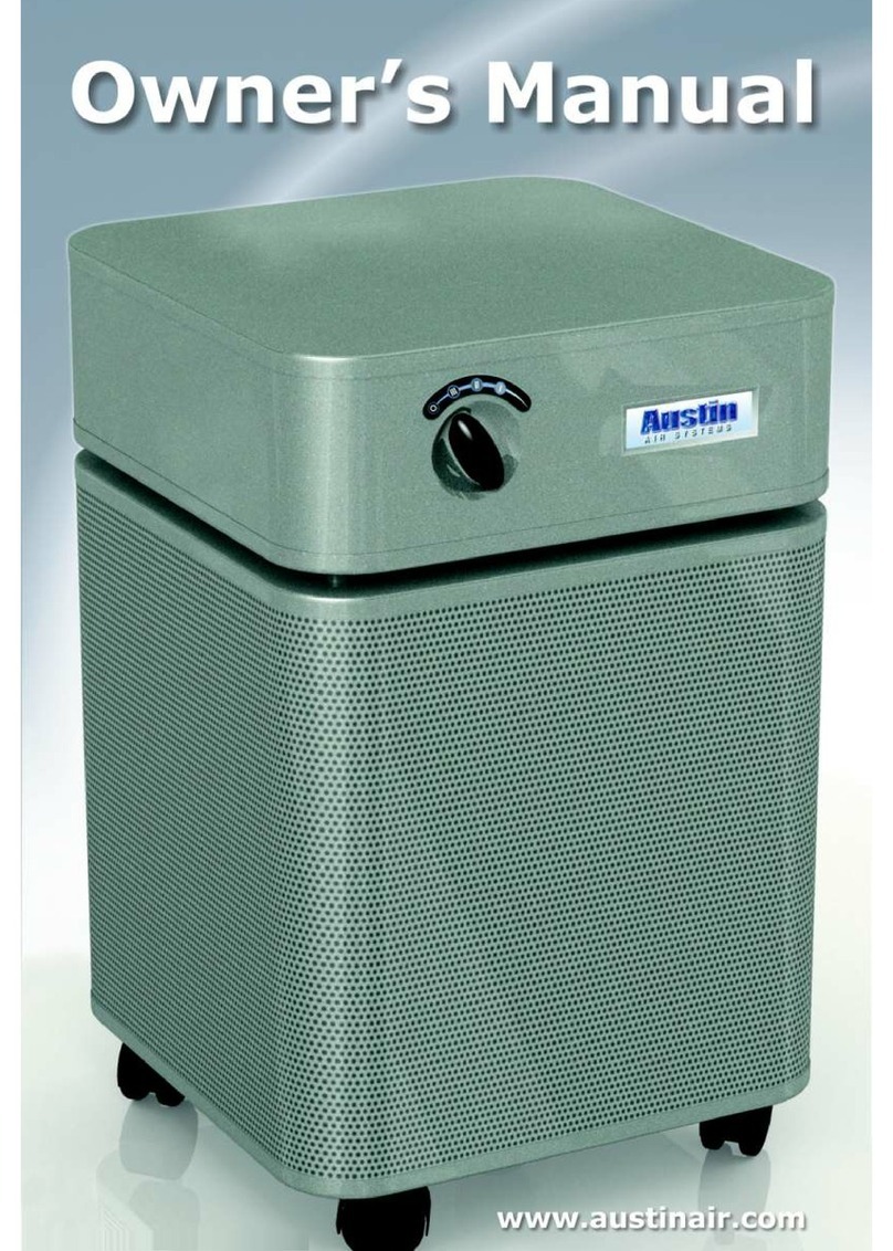 Austin Air Allergy Machine owner's manual