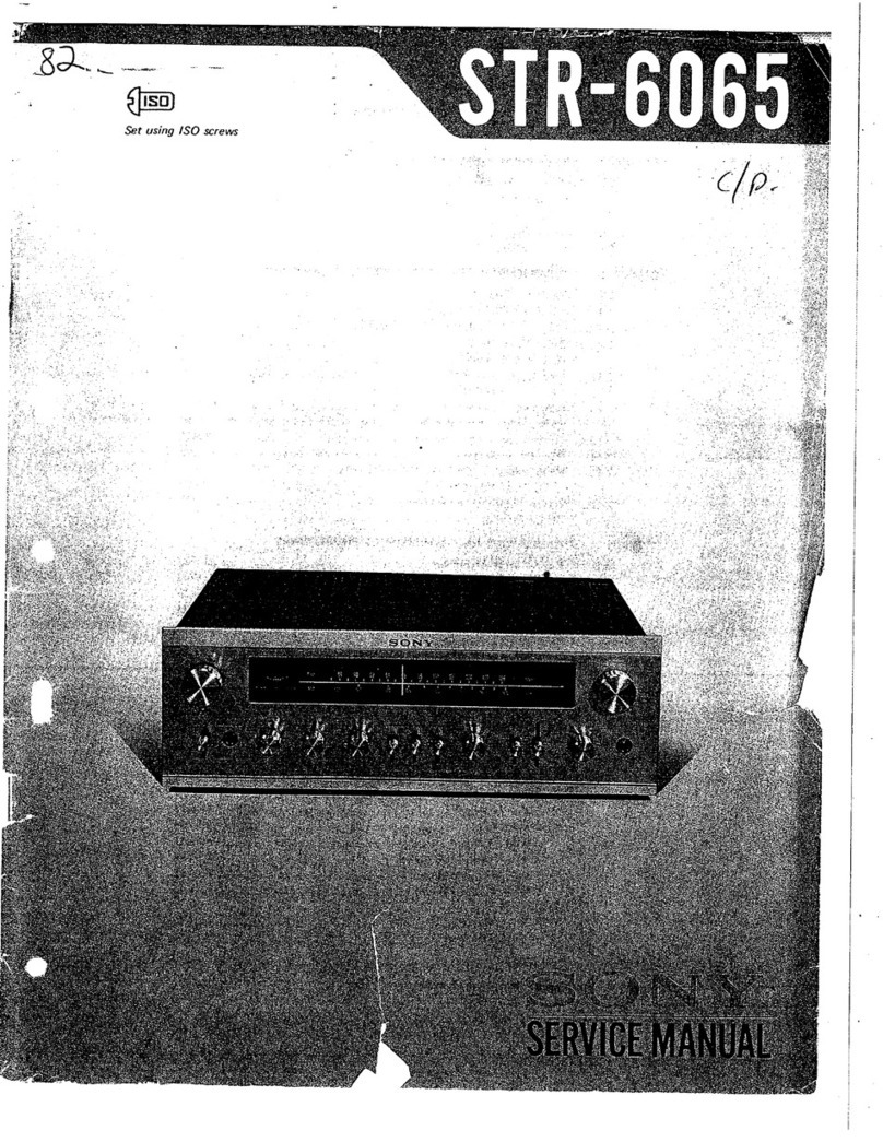 Sony STR-6065 Service manual