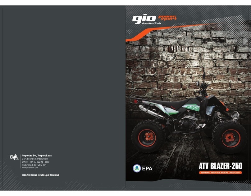 gio ATV Blazer-250 user manual