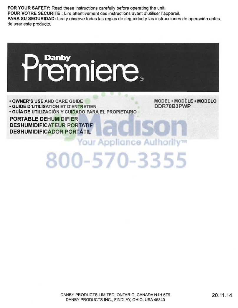 Danby Premiere DDR70B3PWP Assembly instructions