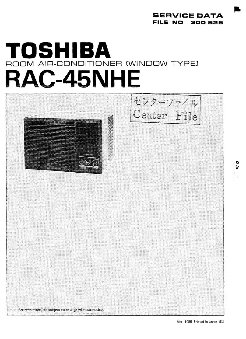 Toshiba RAC-45NHE Mounting instructions