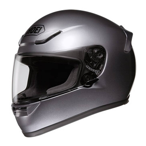 SHOEI rf 1000 Instructions for use