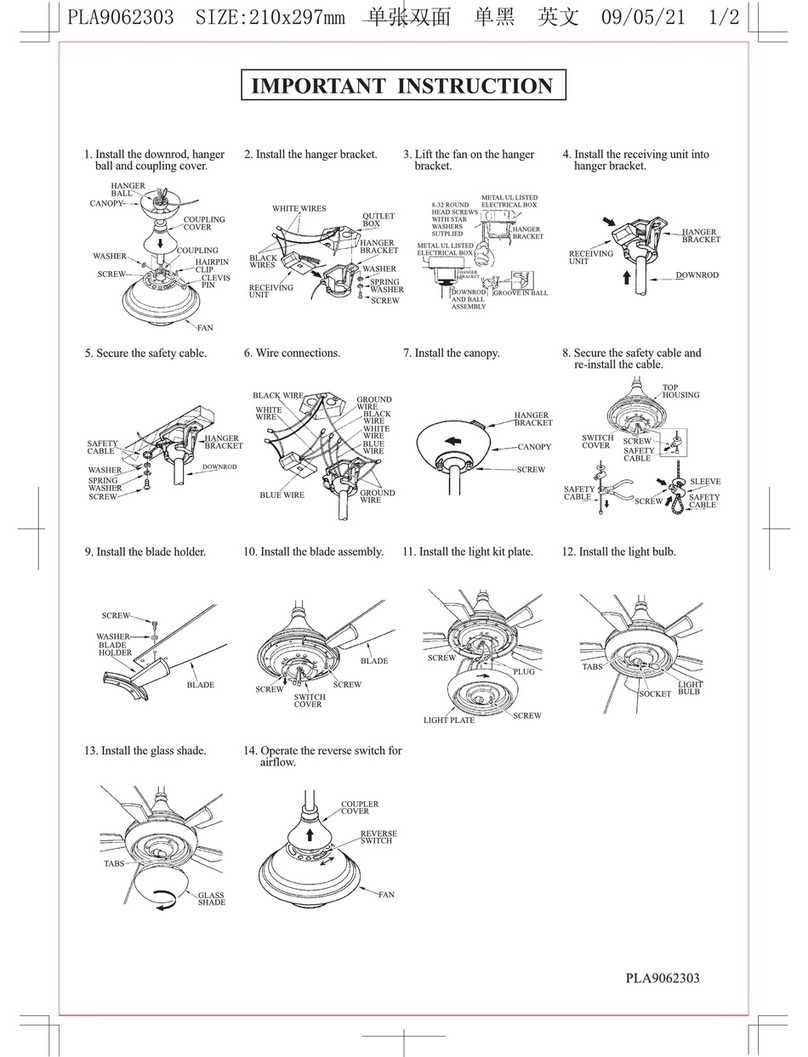 Savoy Zephyr product manual