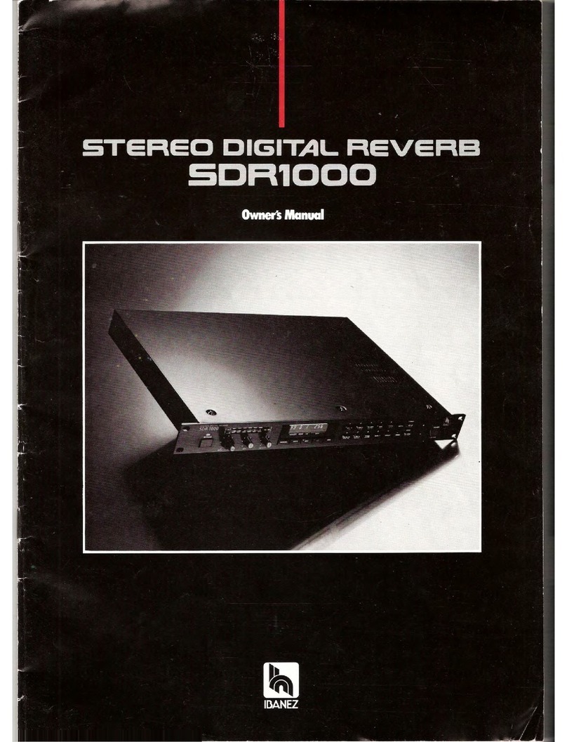 Ibanez SDR1000 owner's manual