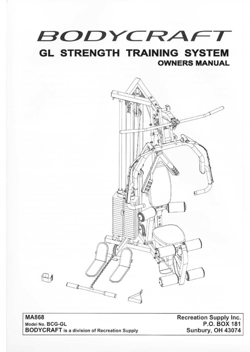 Body Craft BCG-GL User manual