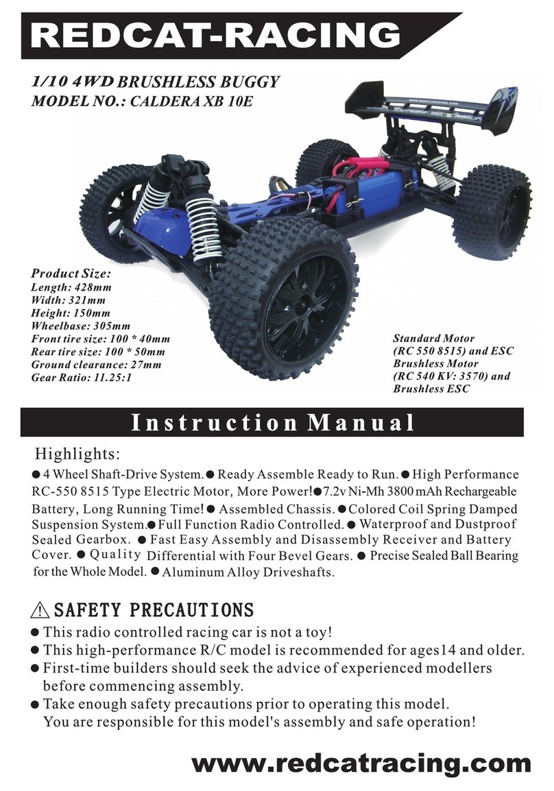 Redcat Racing Caldera XB 10E instruction manual