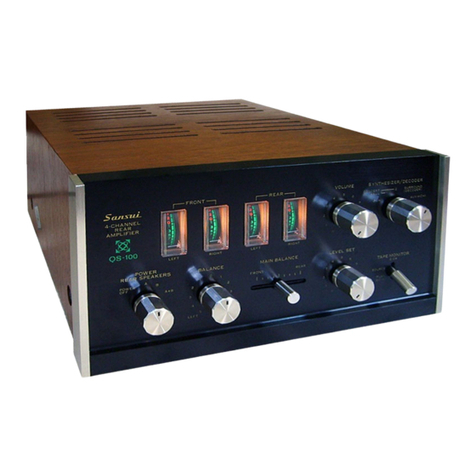 Sansui QS-100 Troubleshooting guide Sansui QS-100 Troubleshooting guide