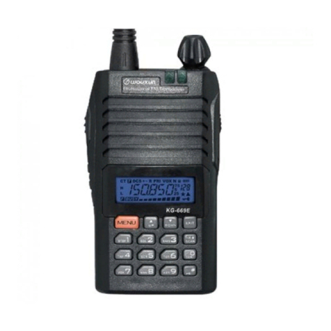 Wouxun KG-669E Series User manual