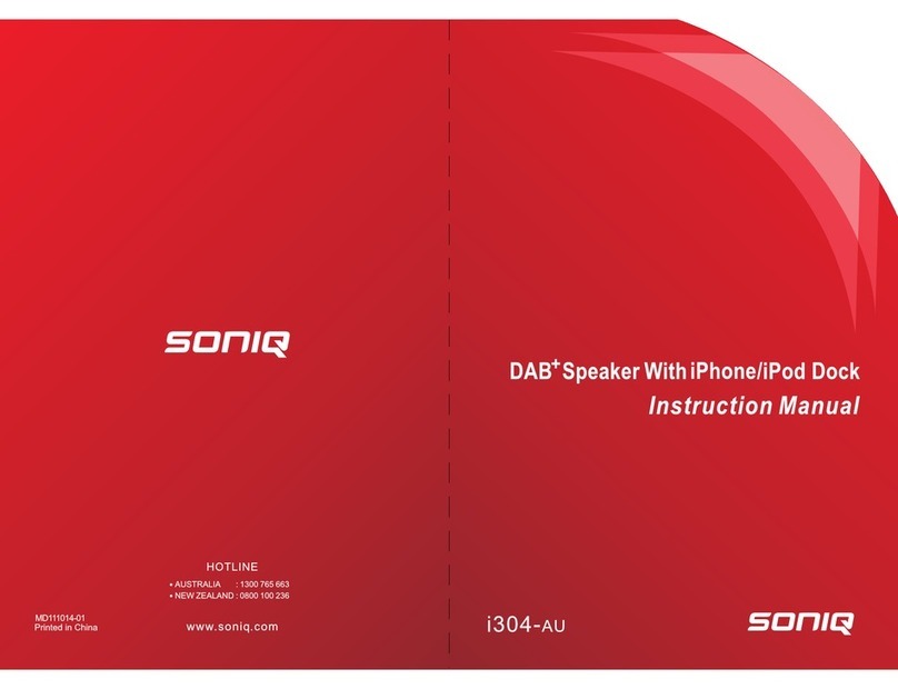 SONIQ i304-Au User manual