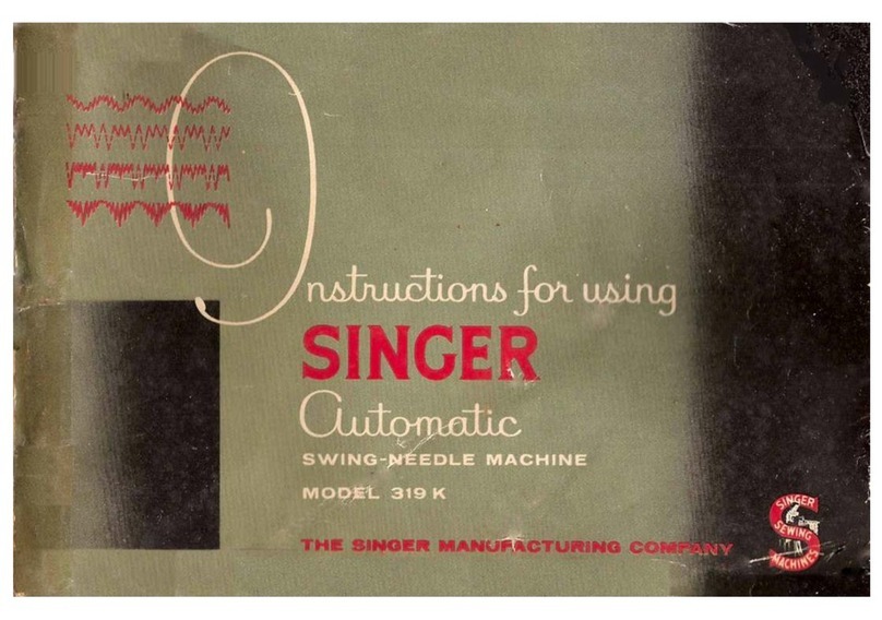 Singer 319K Installation and operation manual